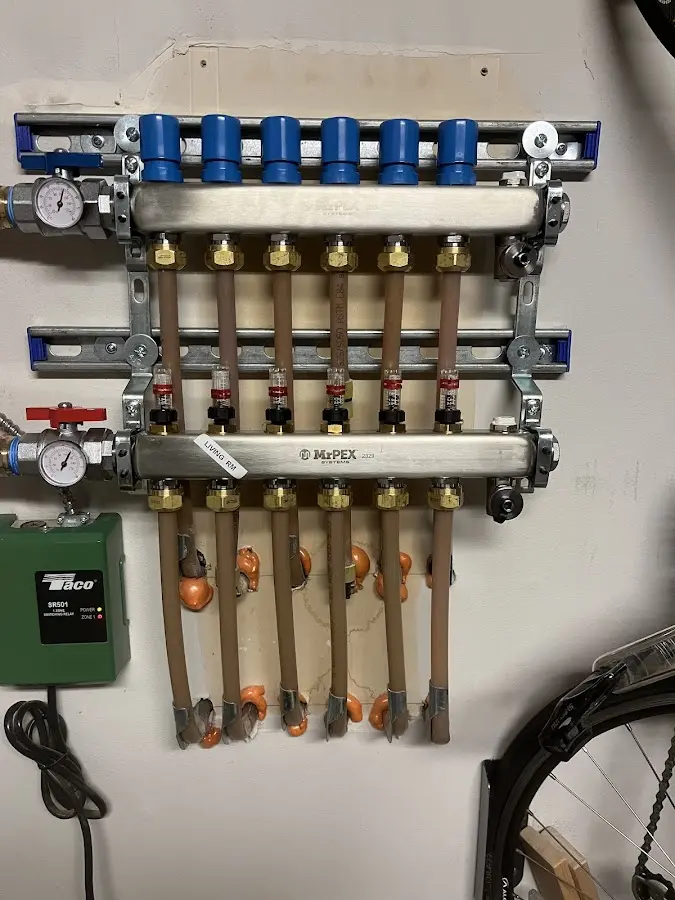 Plumber performing Leak Detection at a residential property in Fort Stewart